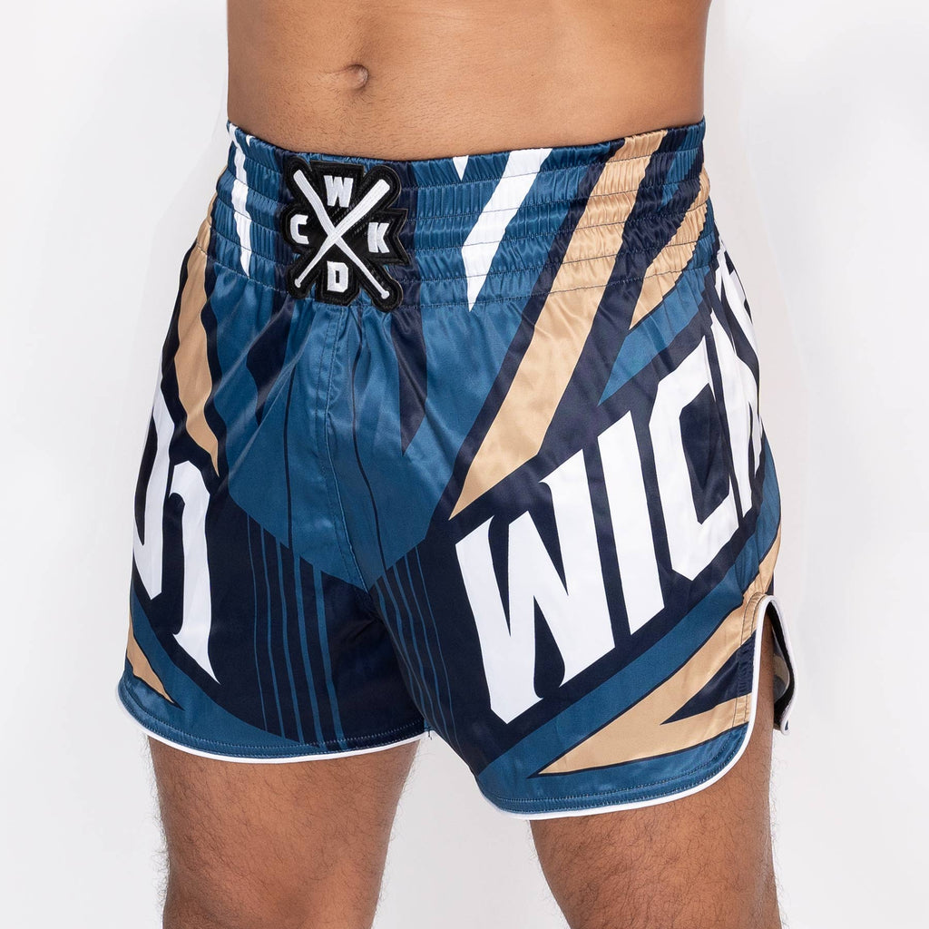 Muay Thai Short District Navy Or