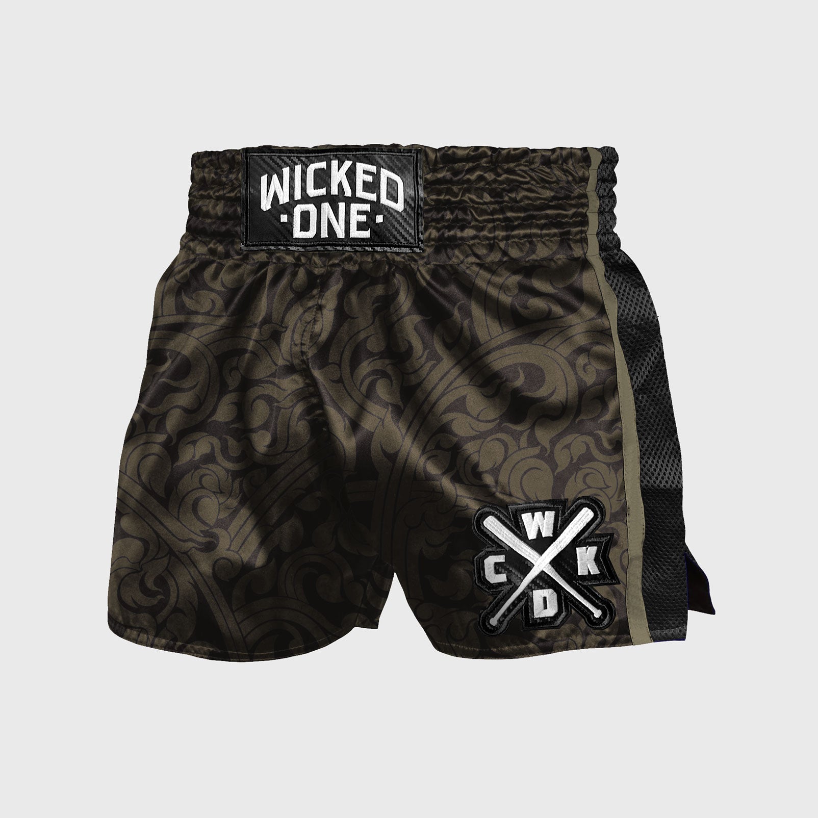 Muay Thai Short Intensity Kaki