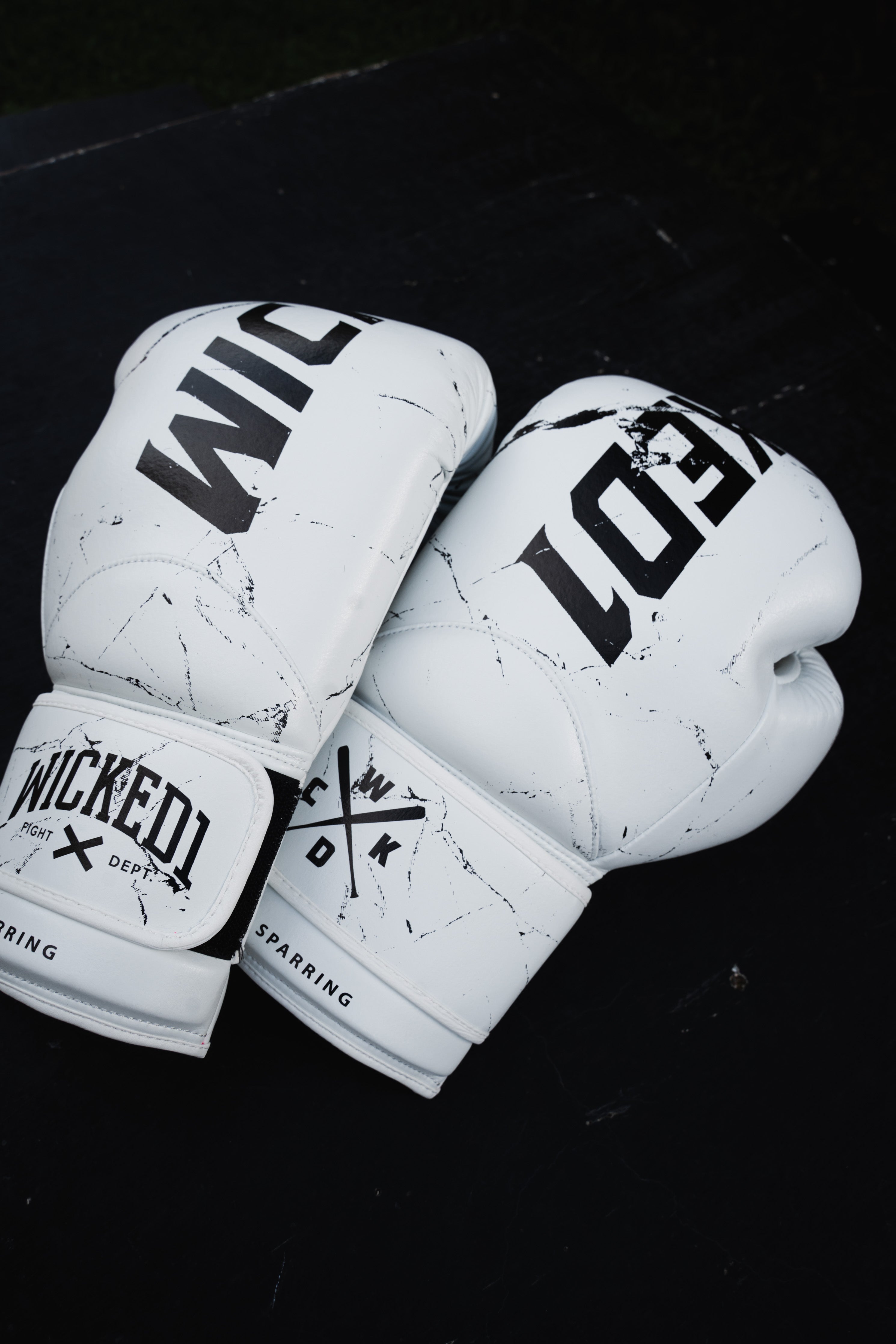 Gloves Muay Thai White Light