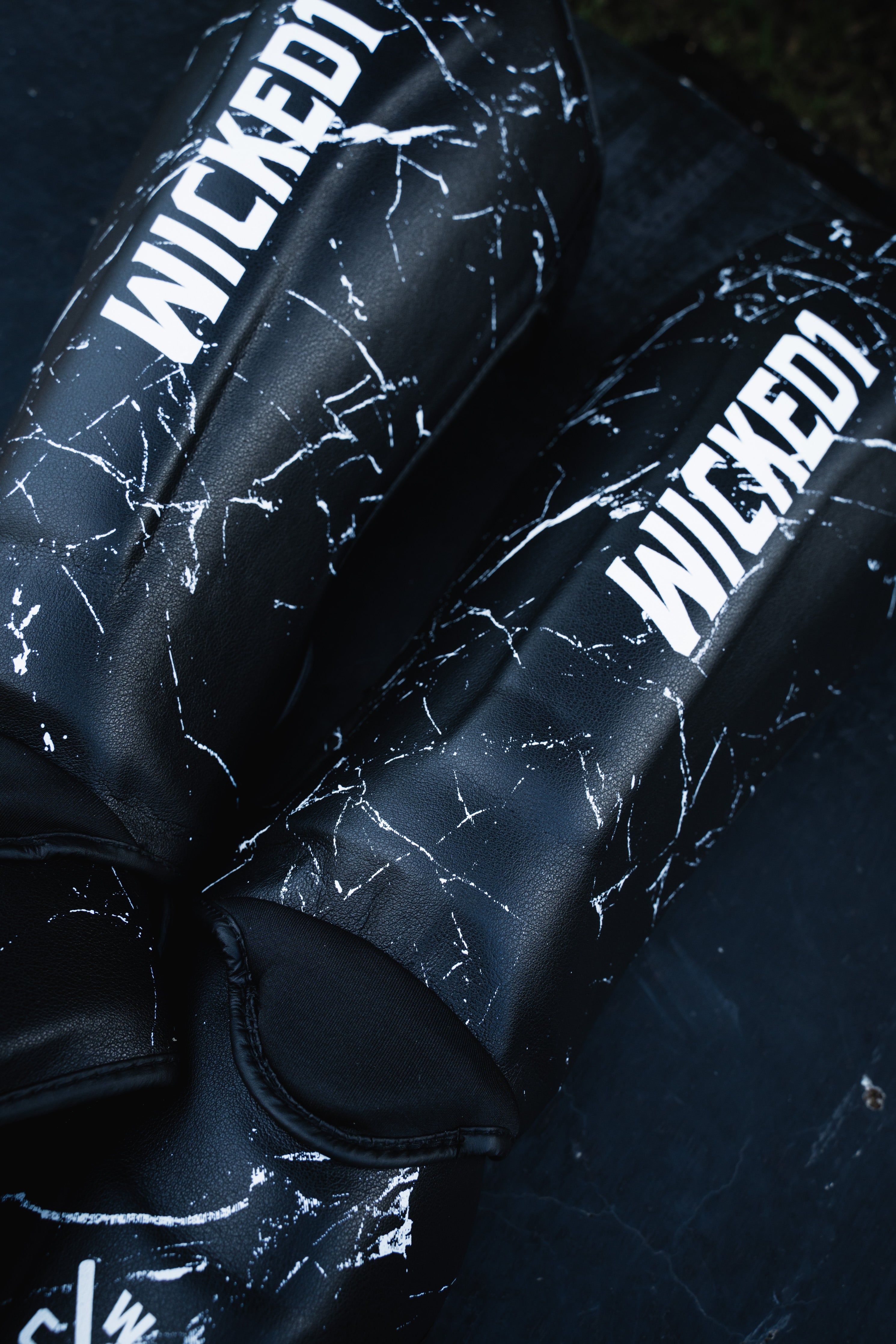 Shin Guards Black Light