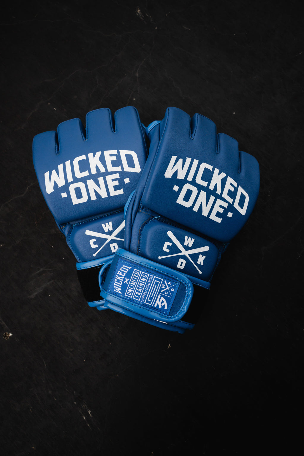 Gants De Competition MMA Blue