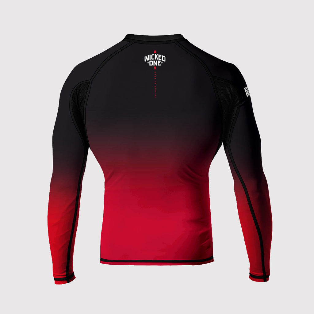 Rashguard Ghost Noir Rouge