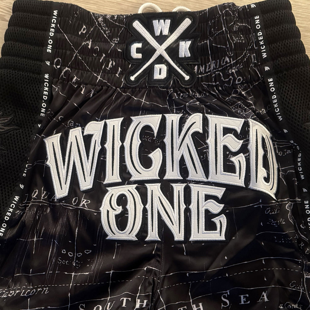 Muay Thai Short Hacker Noir