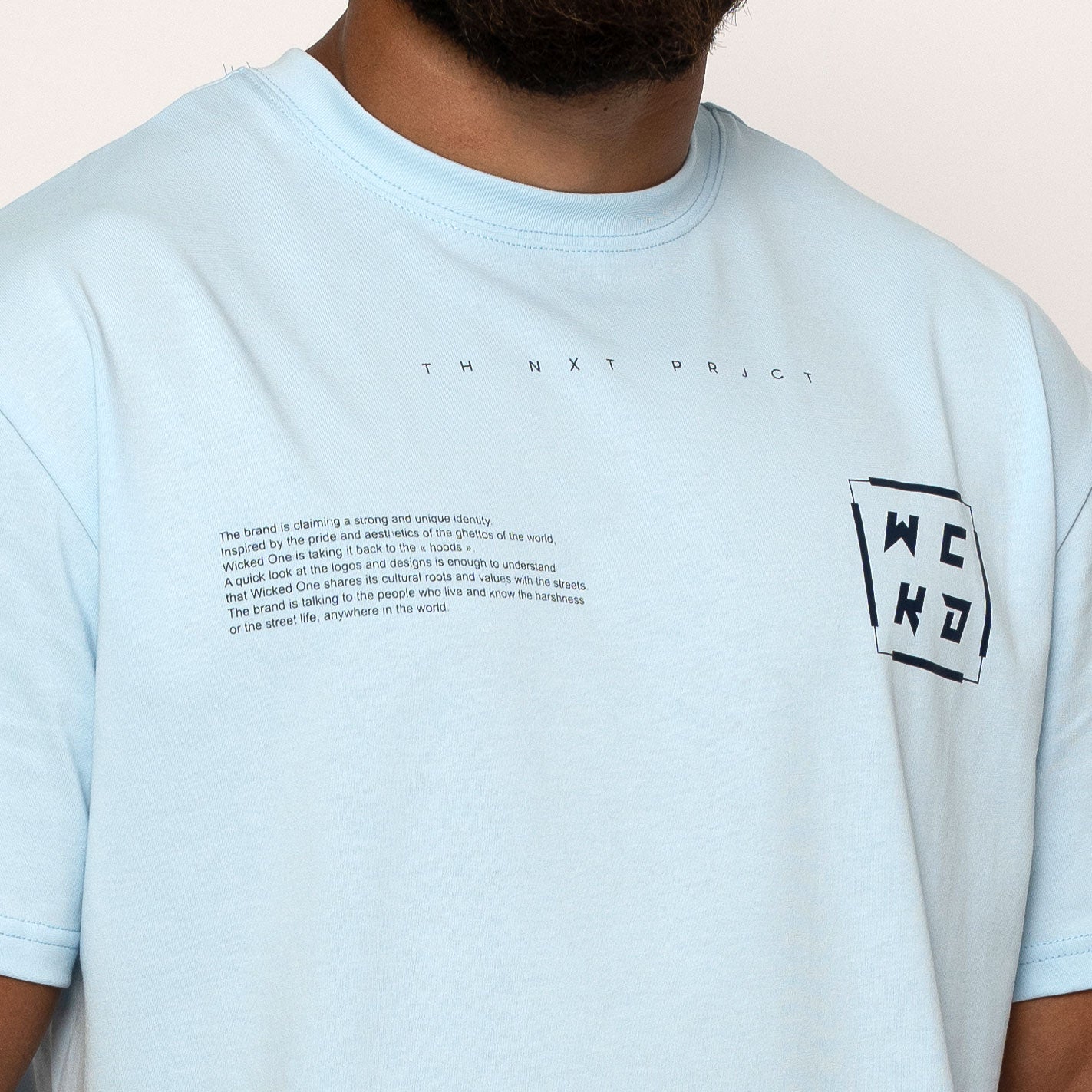 T Shirt Oversize Project Bleu Ciel