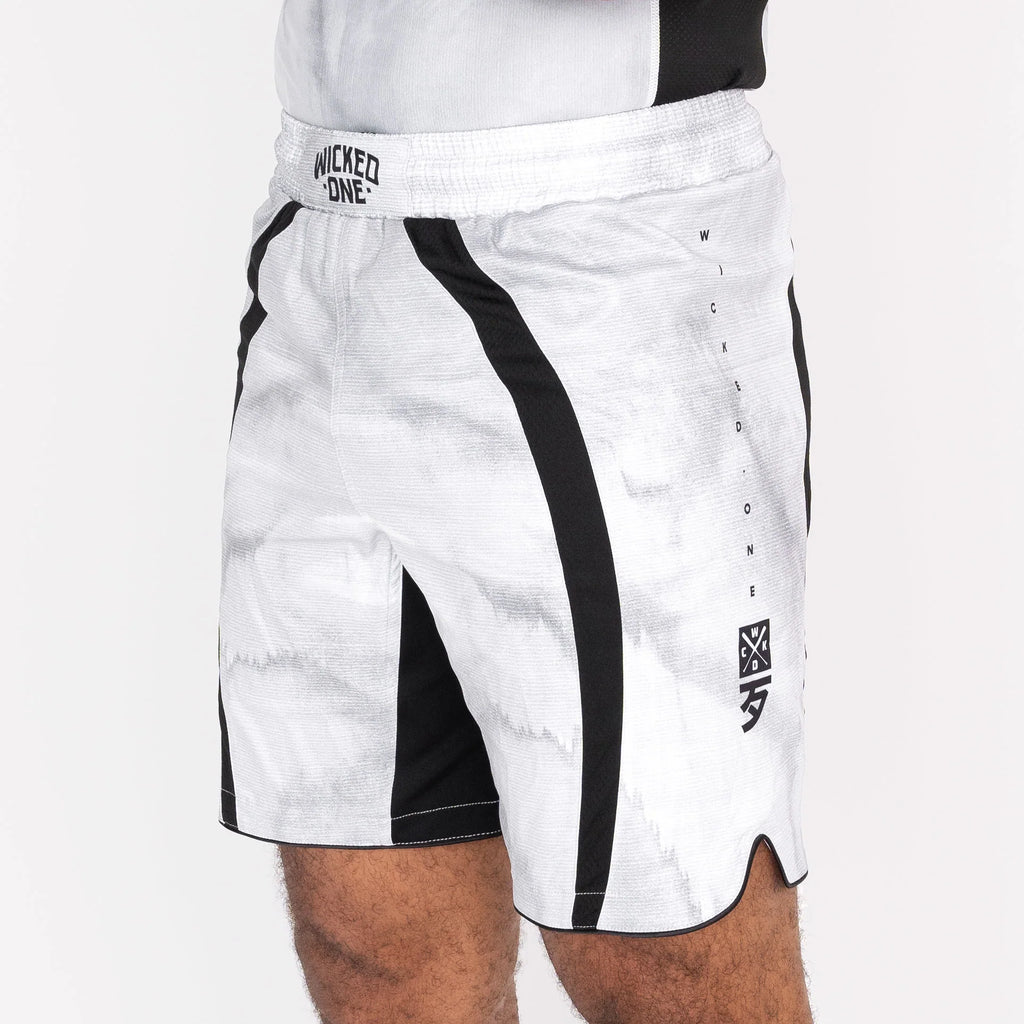 MMA Short Eager Contest Blanc