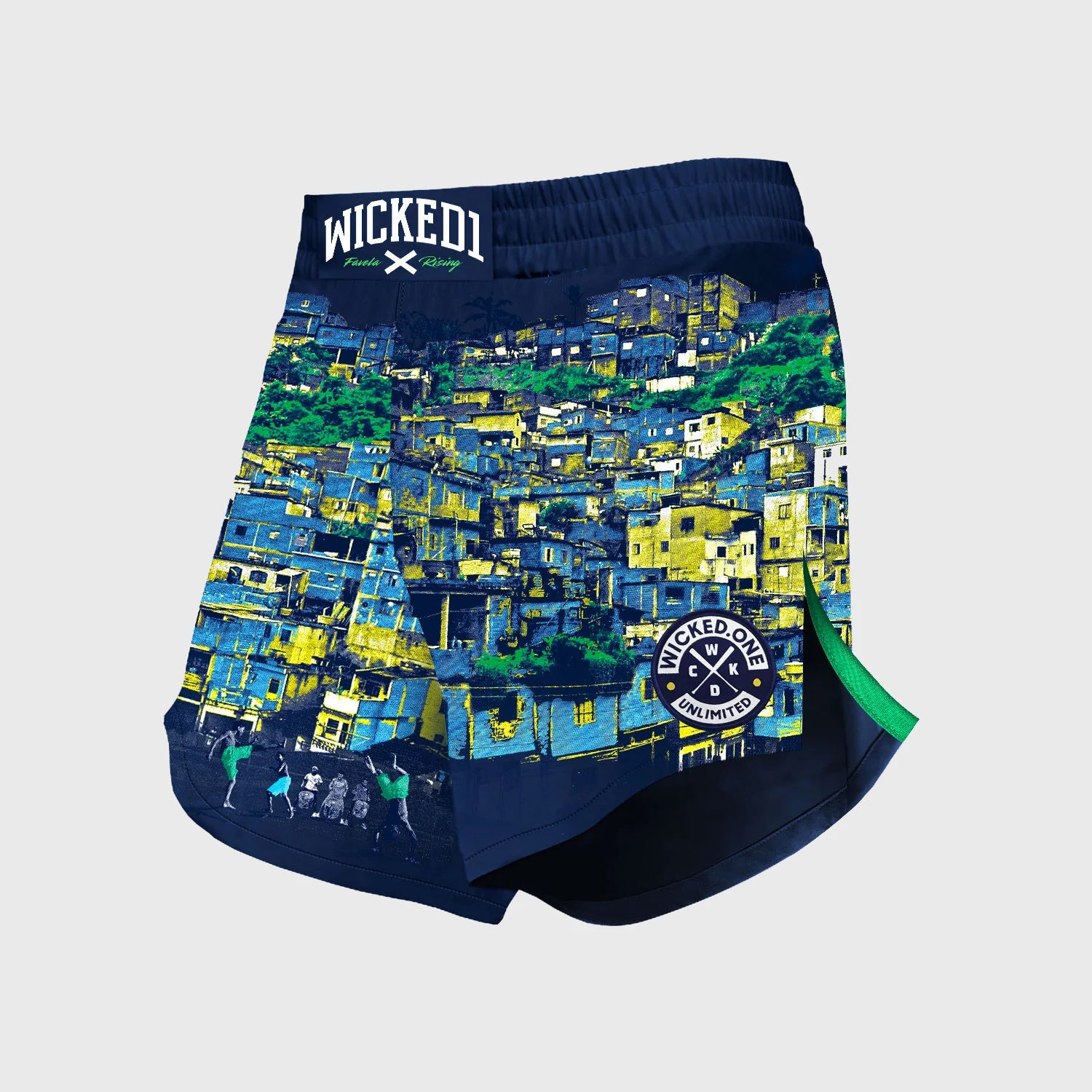 MMA Short Element Favela Rising Navy