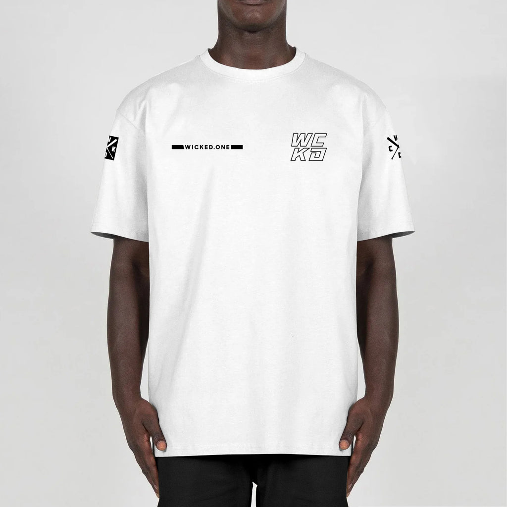 T Shirt Oversize Raw Blanc